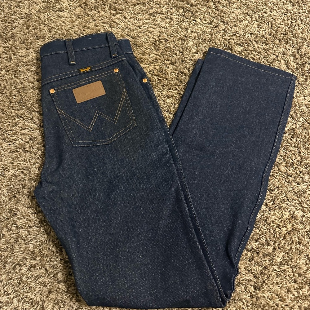 Wrangler Dark Blue Denim Jeans